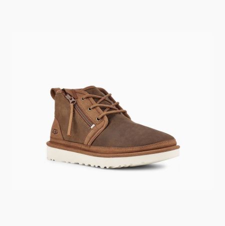 UGG Neumel Zip Brown Lace-up Boots for Men (FZVH93682)